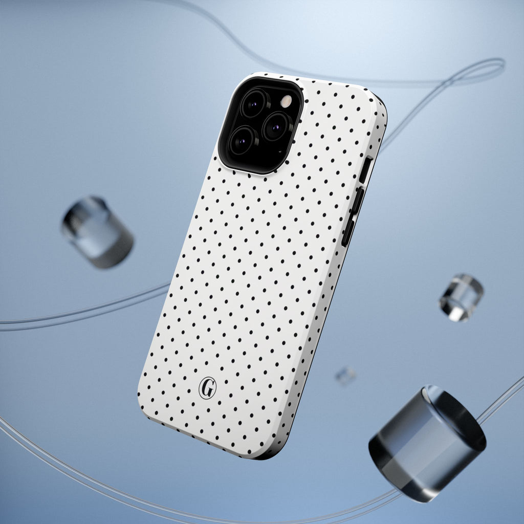 White Polka Dots Phone Case