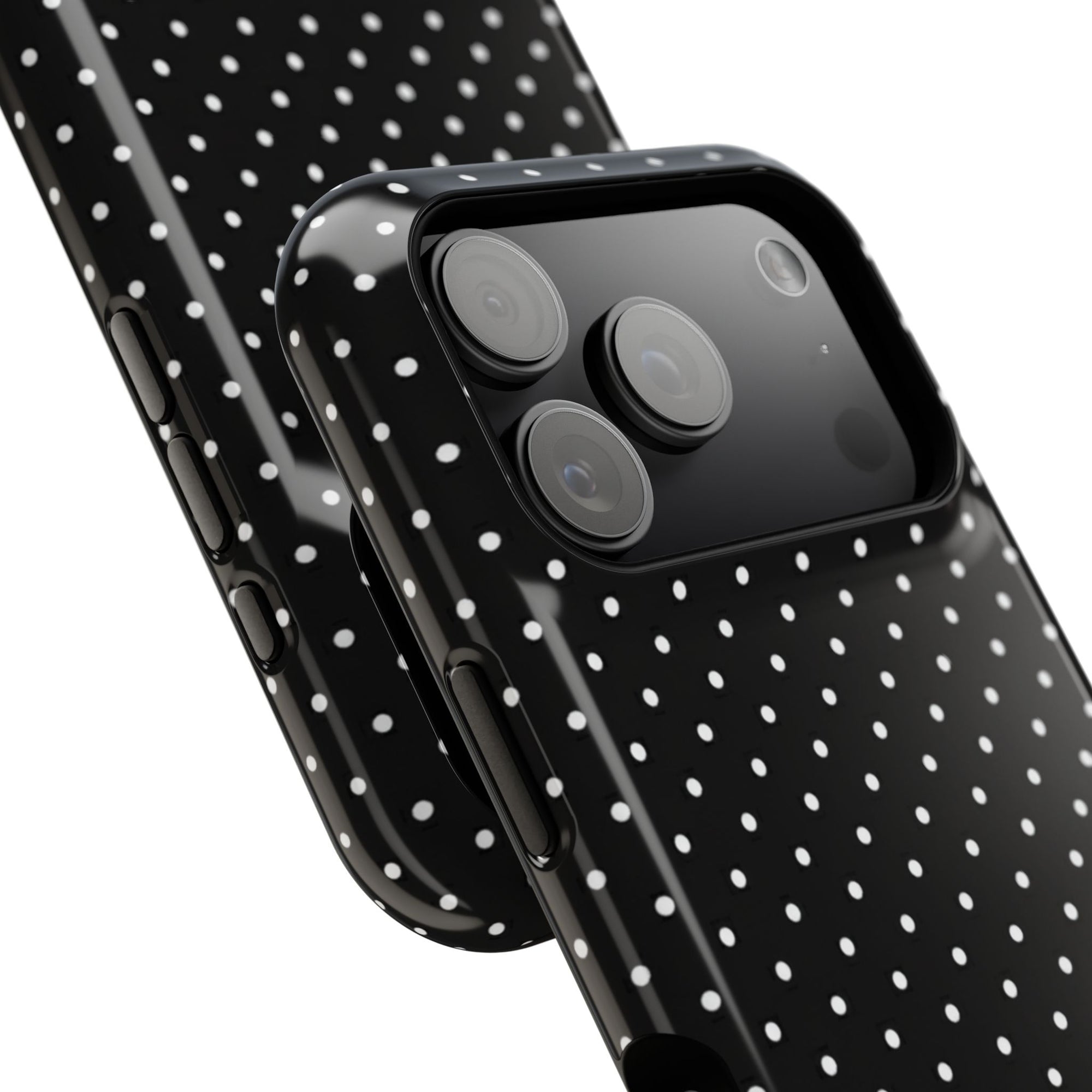 Black Polka Dots Phone Case