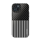 B&W Polka Dots x Stripes Phone Case