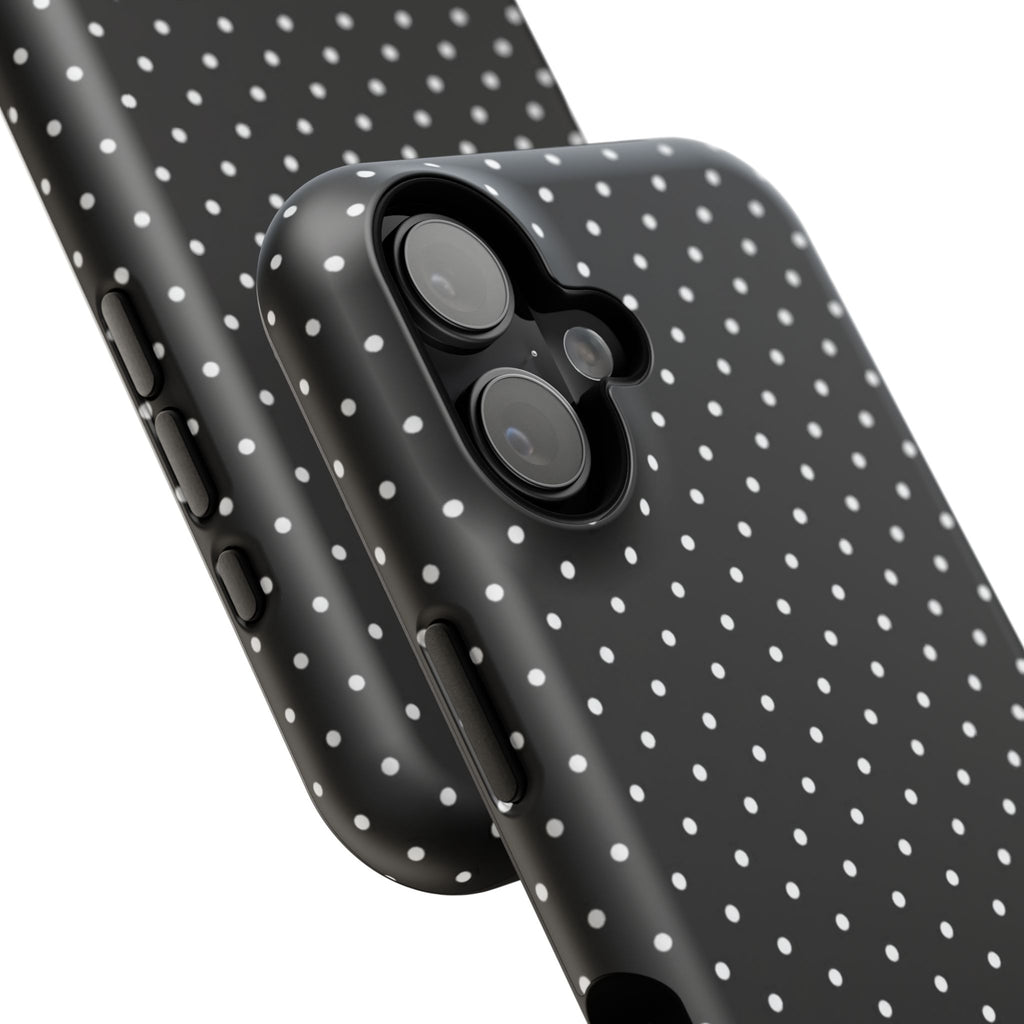 Black Polka Dots Phone Case