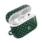 Emerald Green Polka Dot AirPod Case