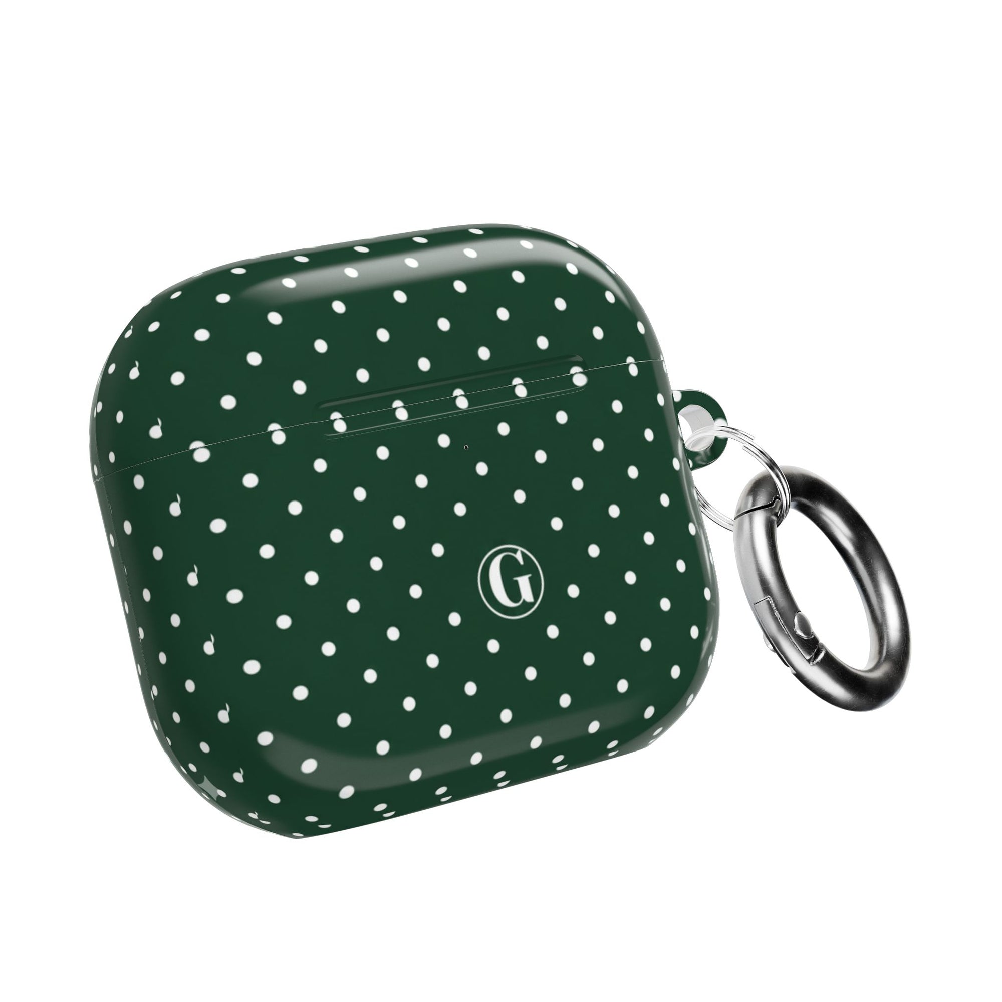 Emerald Green Polka Dot AirPod Case
