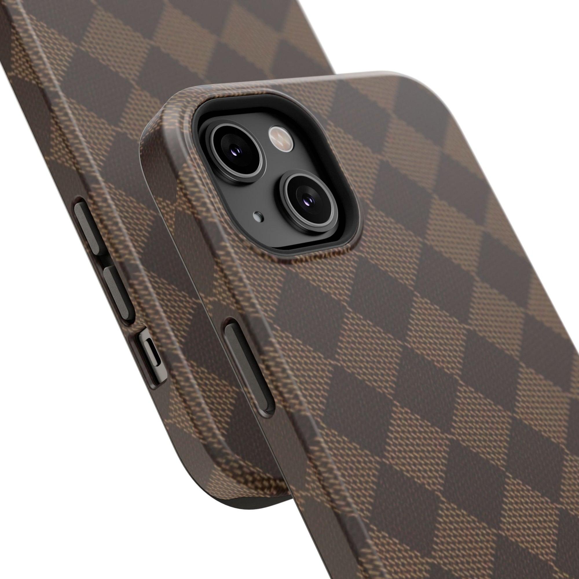Brown Checkmate Phone Case