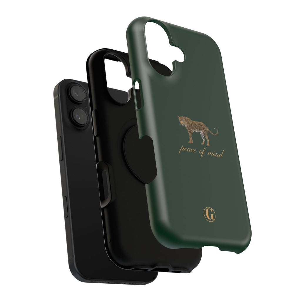 Emerald Green 'Peace of Mind' Panther Phone Case