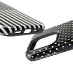 B&W Polka Dots x Stripes Phone Case