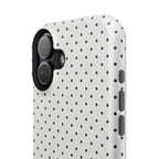 White Polka Dots Phone Case