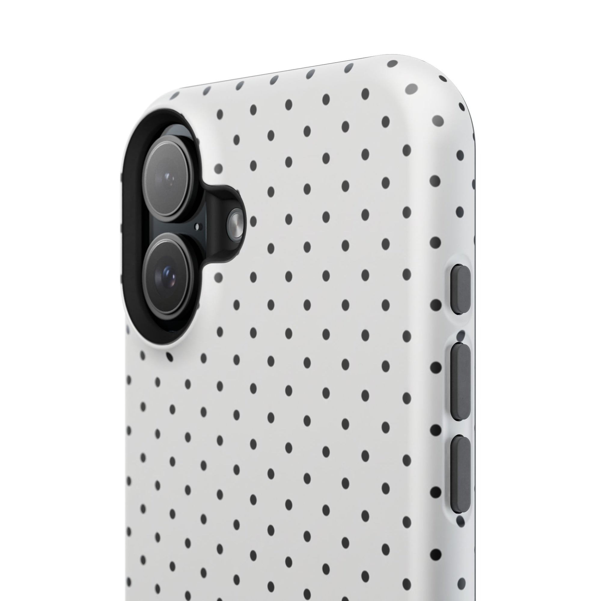 White Polka Dots Phone Case