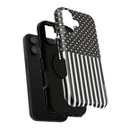 B&W Polka Dots x Stripes Phone Case