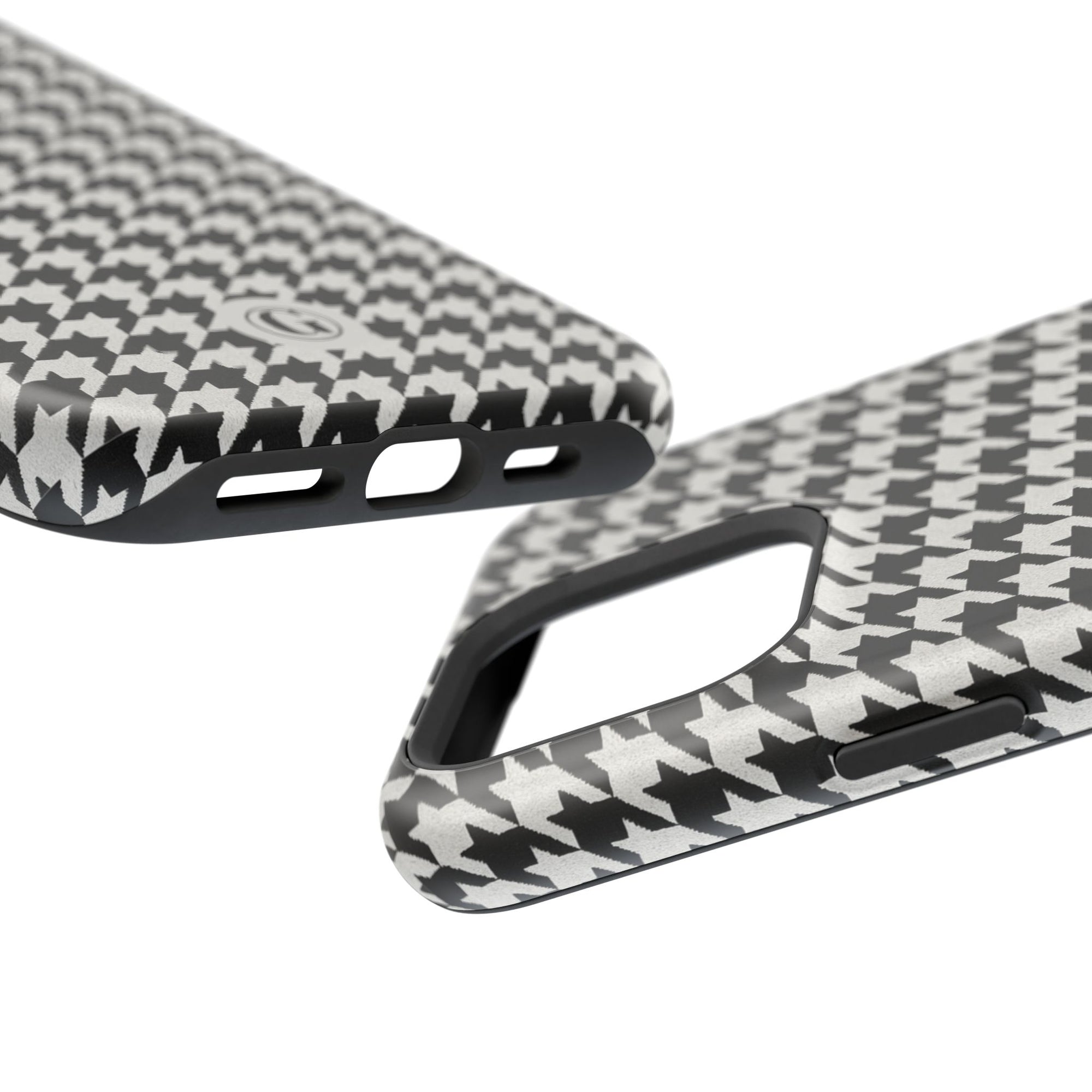 Houndstooth Print Phone Case