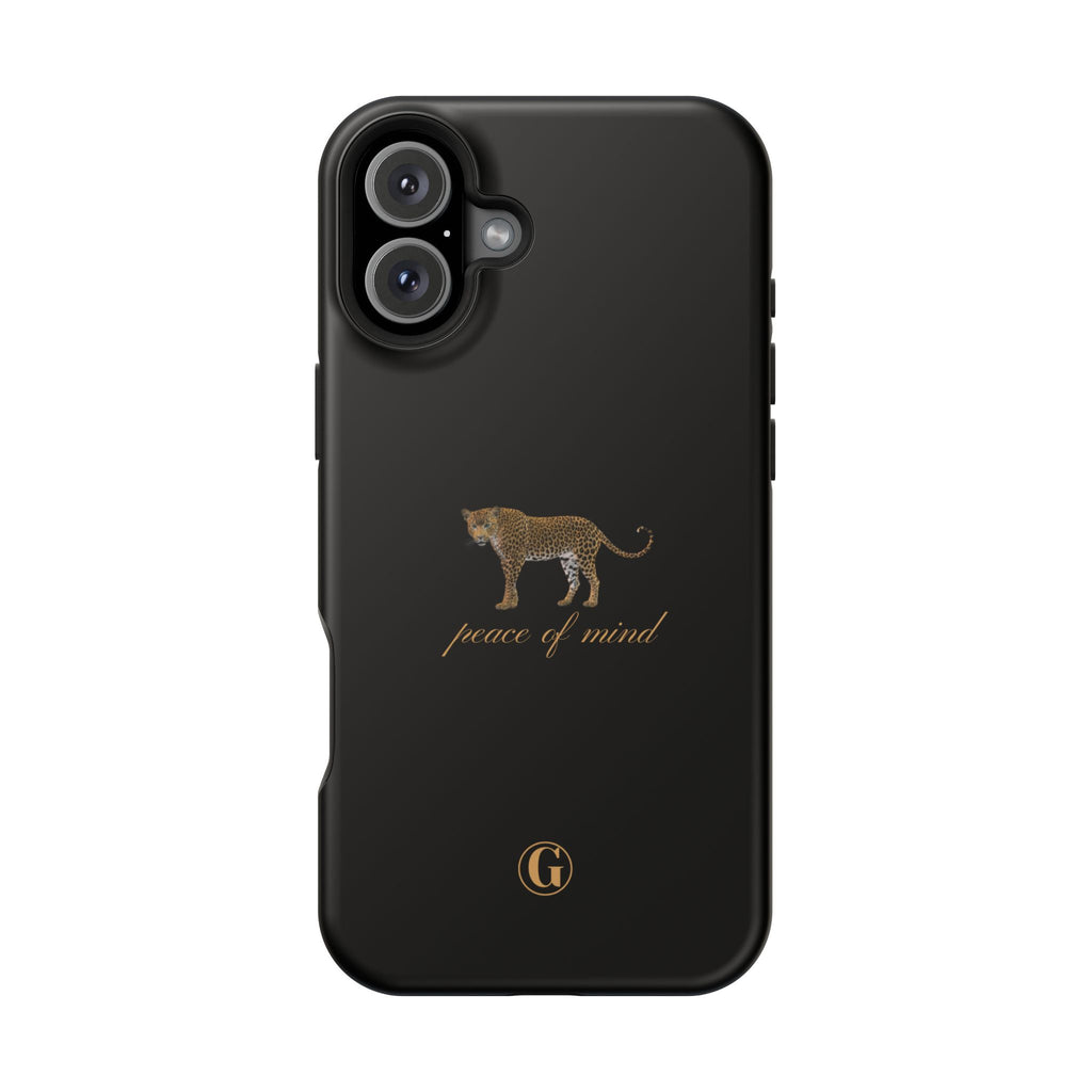 Black 'Peace of Mind' Panther Phone Case