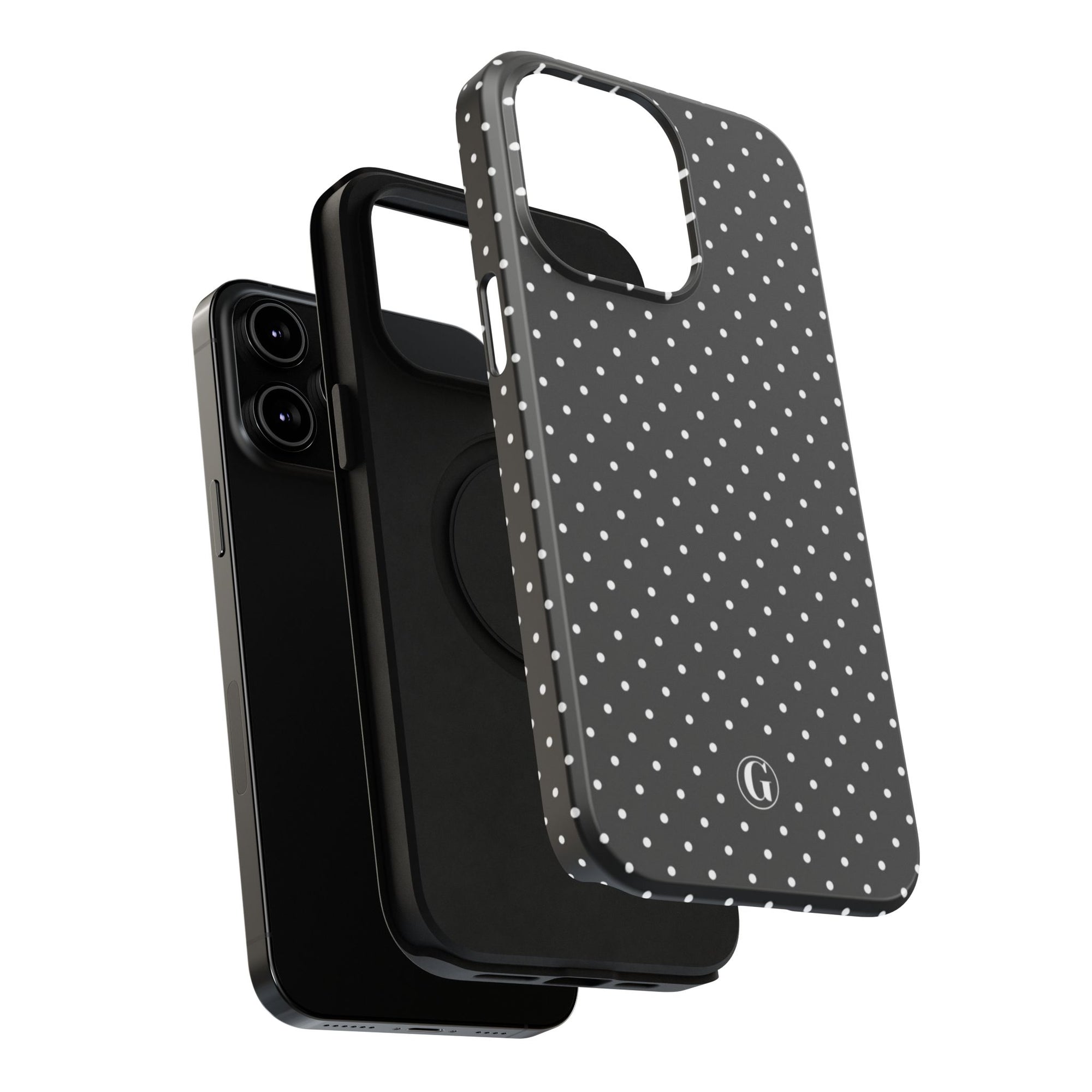 Black Polka Dots Phone Case