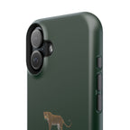 Emerald Green 'Peace of Mind' Panther Phone Case