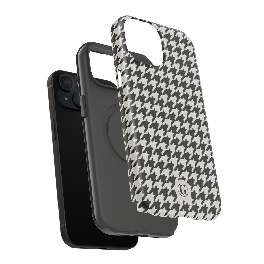 Houndstooth Print Phone Case