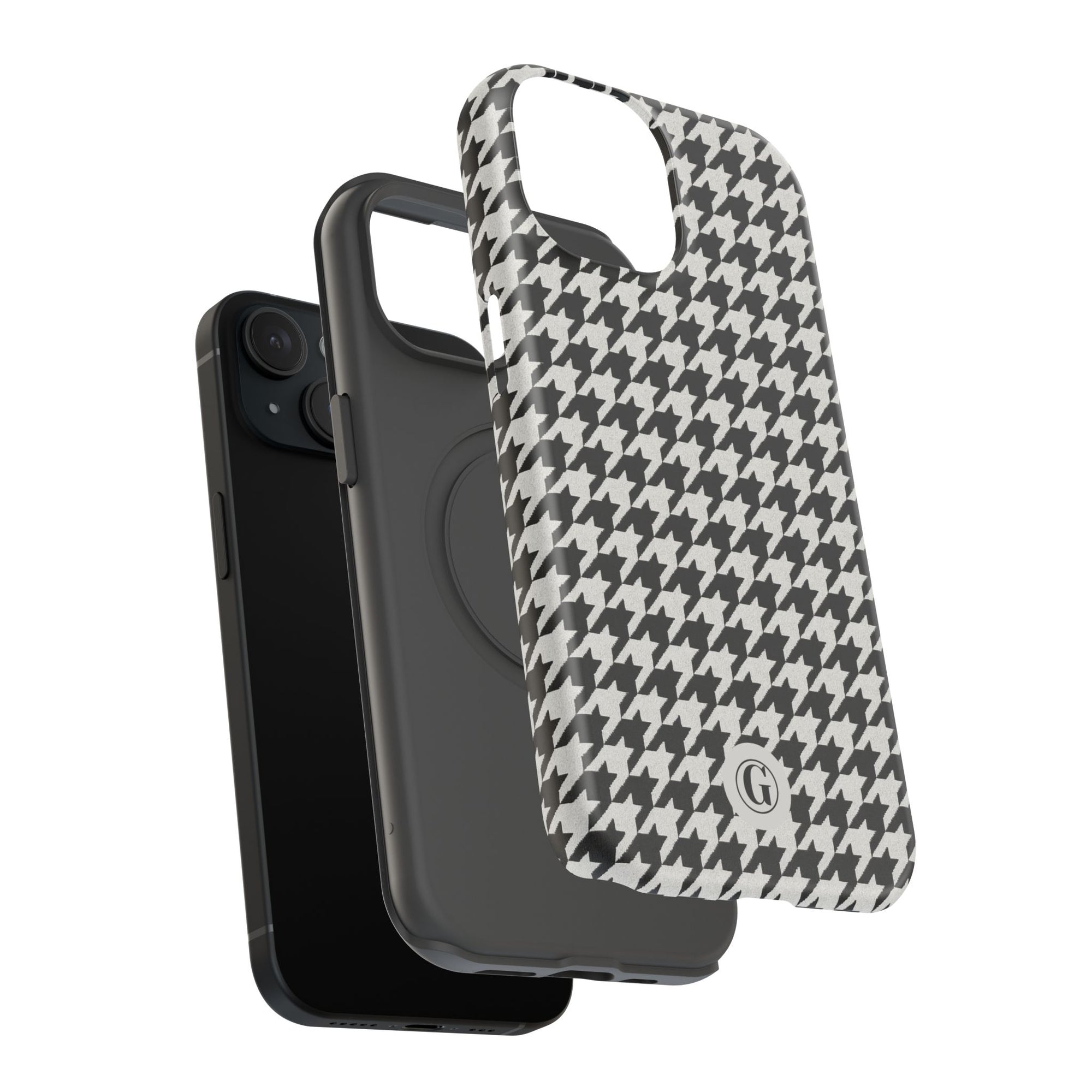 Houndstooth Print Phone Case