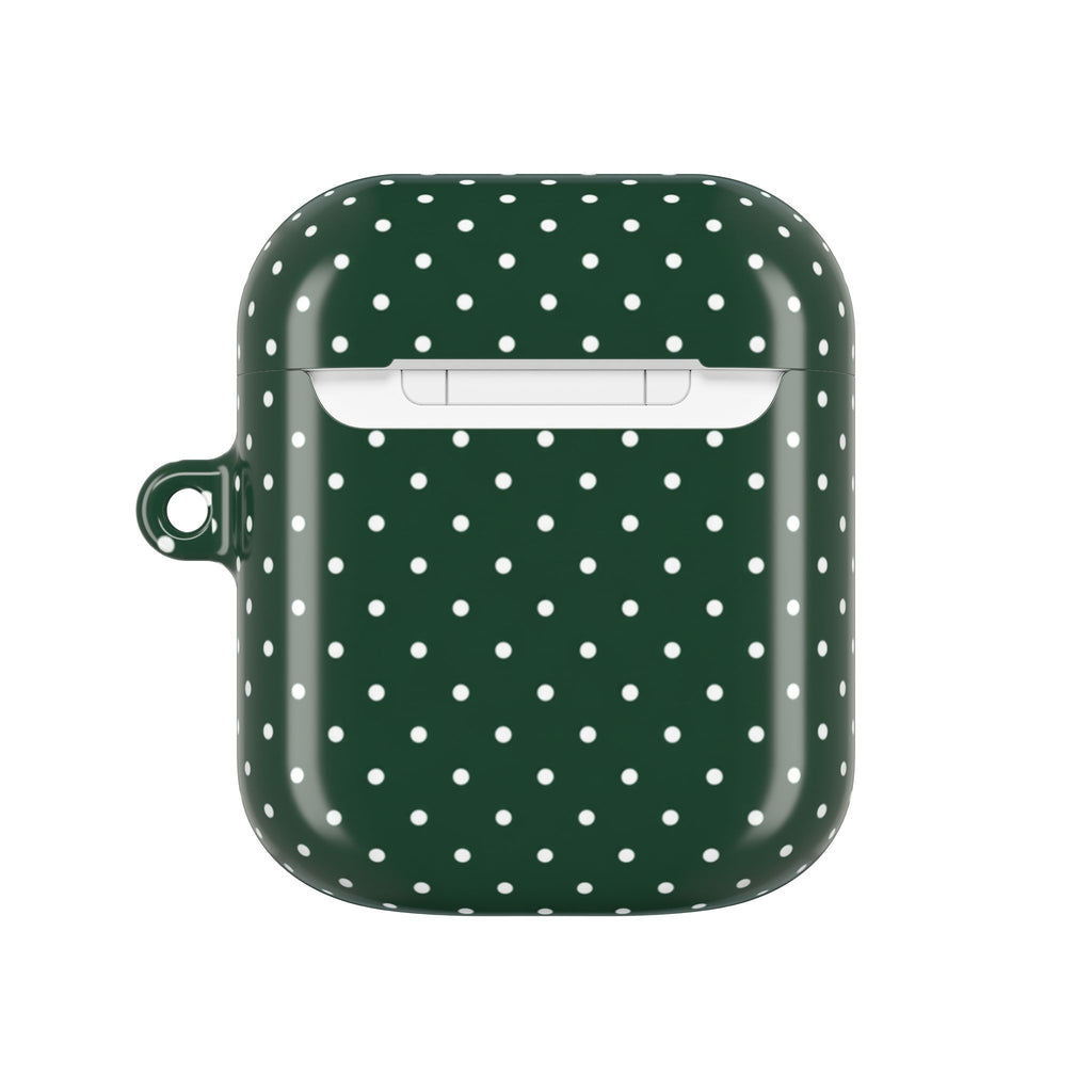 Emerald Green Polka Dot AirPod Case