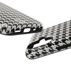 Houndstooth Print Phone Case