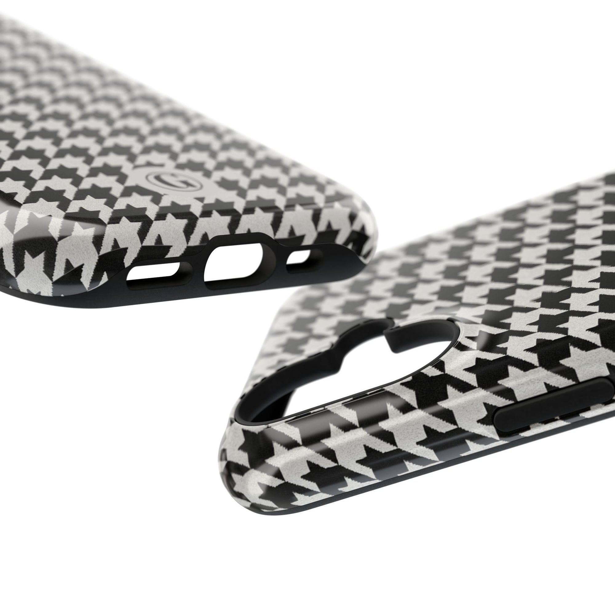 Houndstooth Print Phone Case