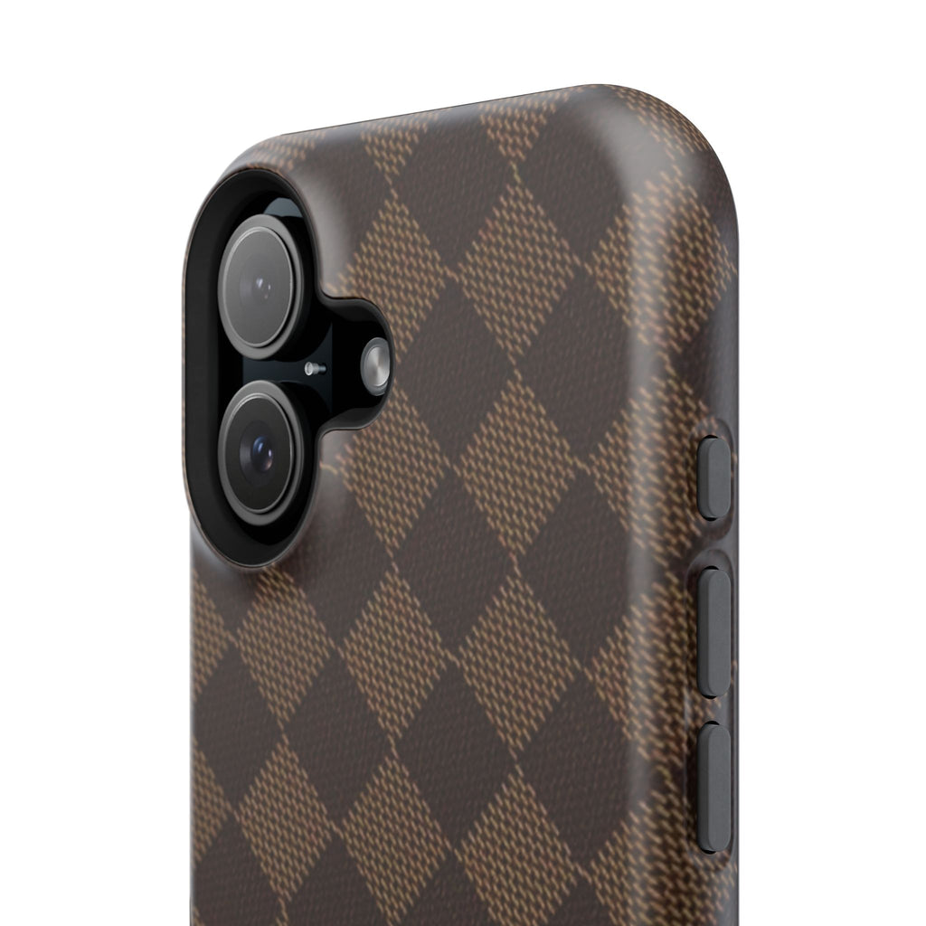 Brown Checkmate Phone Case