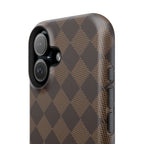 Brown Checkmate Phone Case