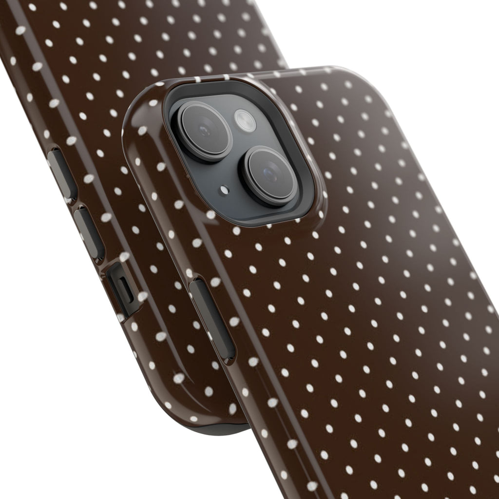 Brown Polka Dots Phone Case