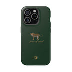 Emerald Green 'Peace of Mind' Panther Phone Case