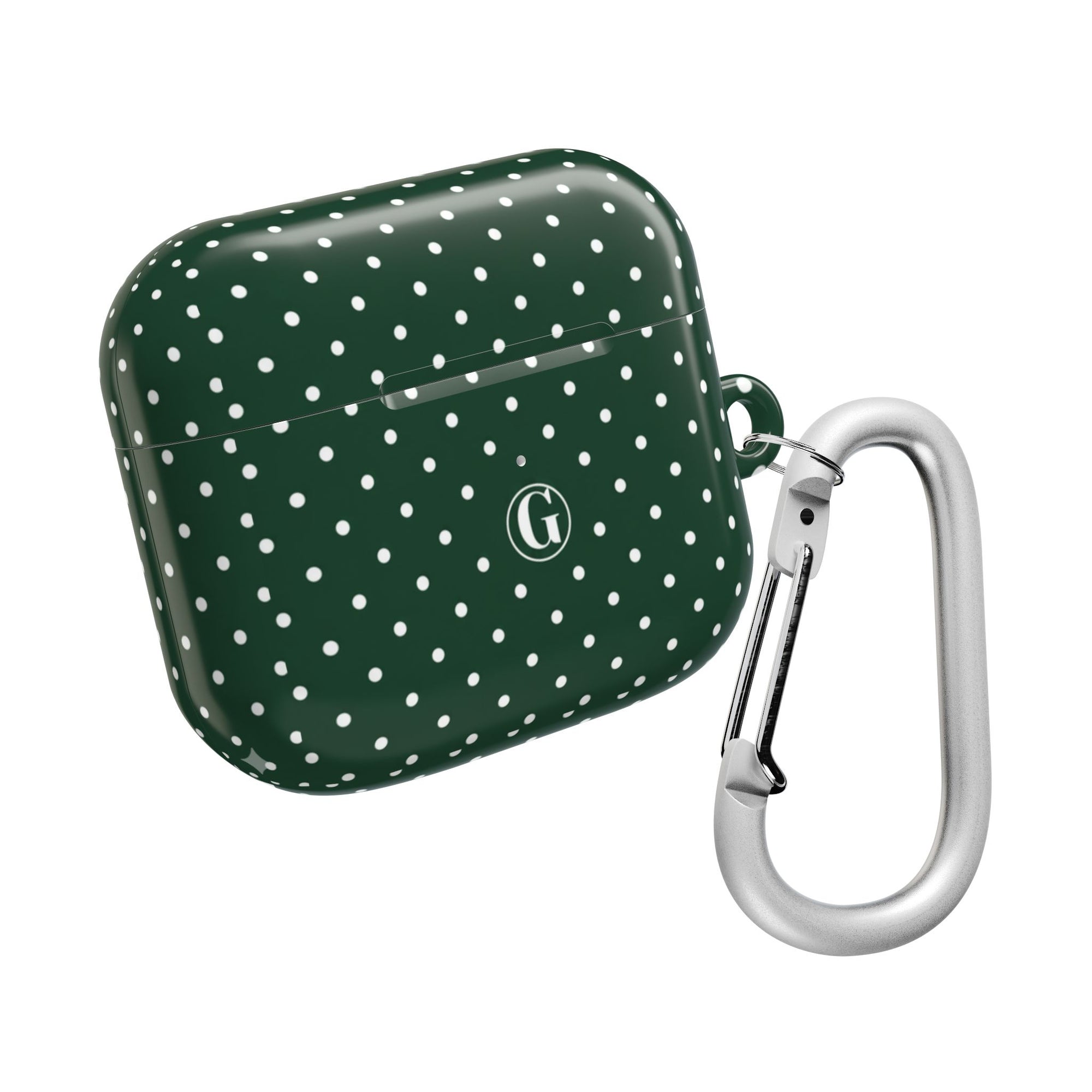 Emerald Green Polka Dot AirPod Case