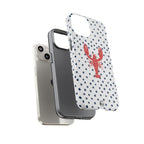 Crawfish on Blue Dots Phone Case
