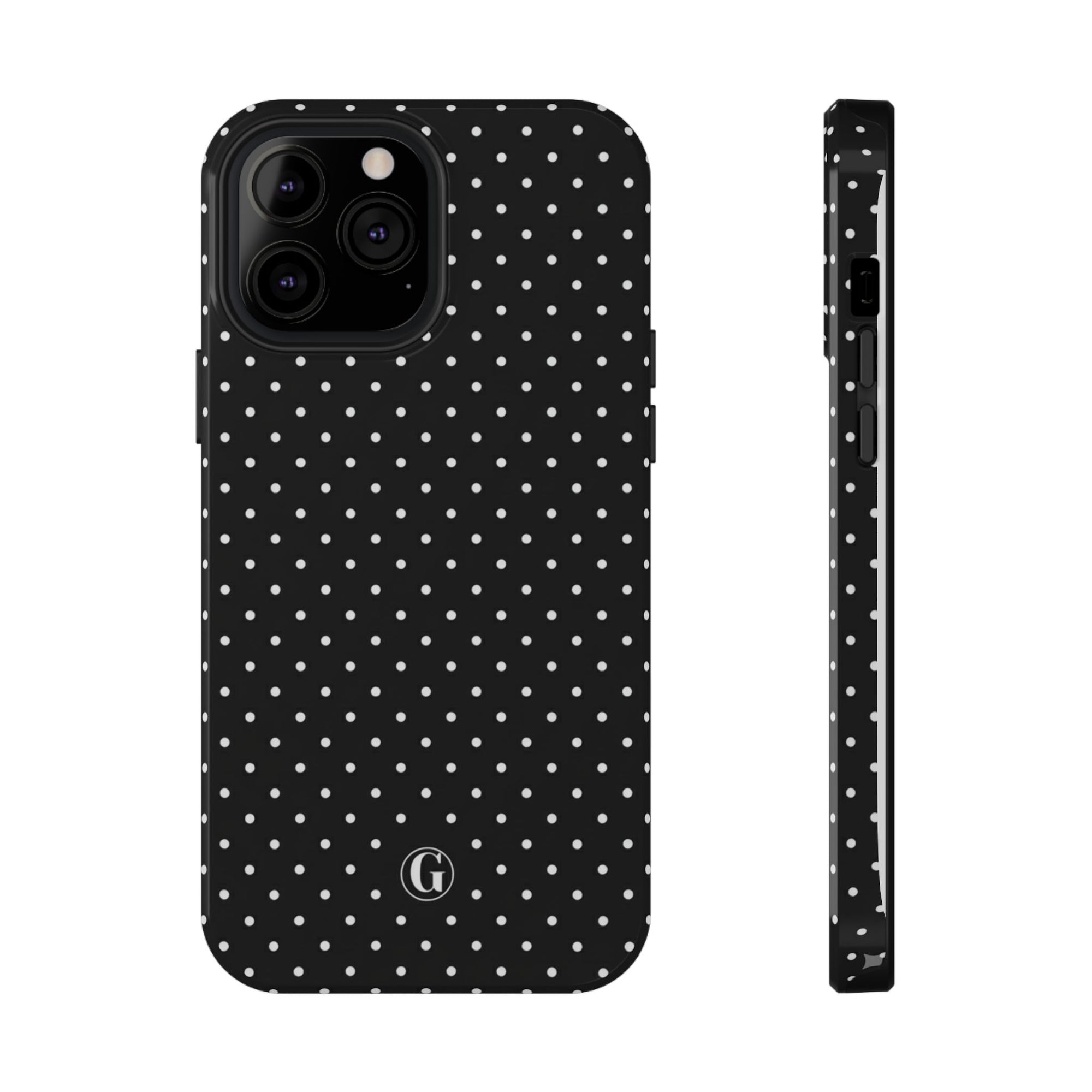 Black Polka Dots Phone Case