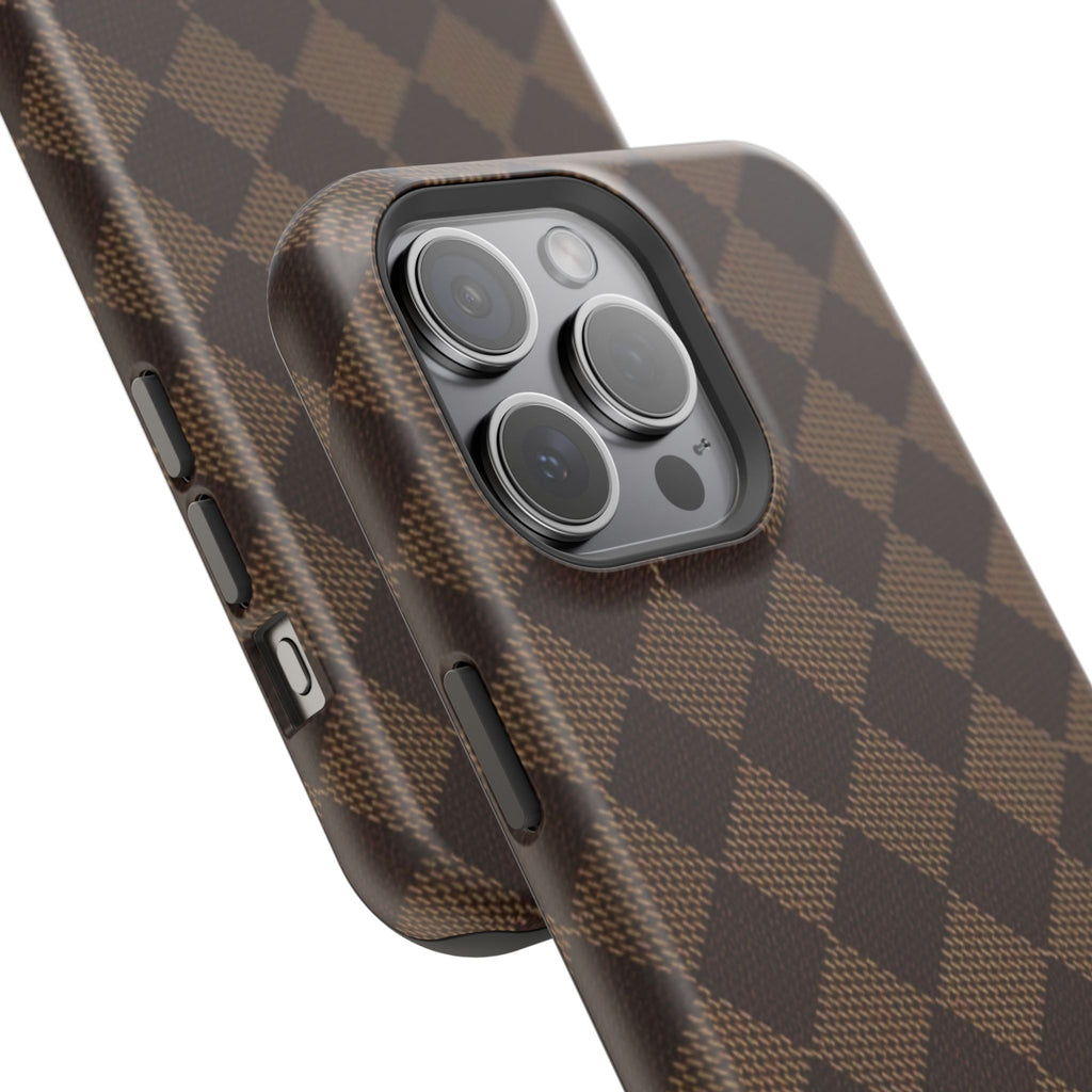 Brown Checkmate Phone Case