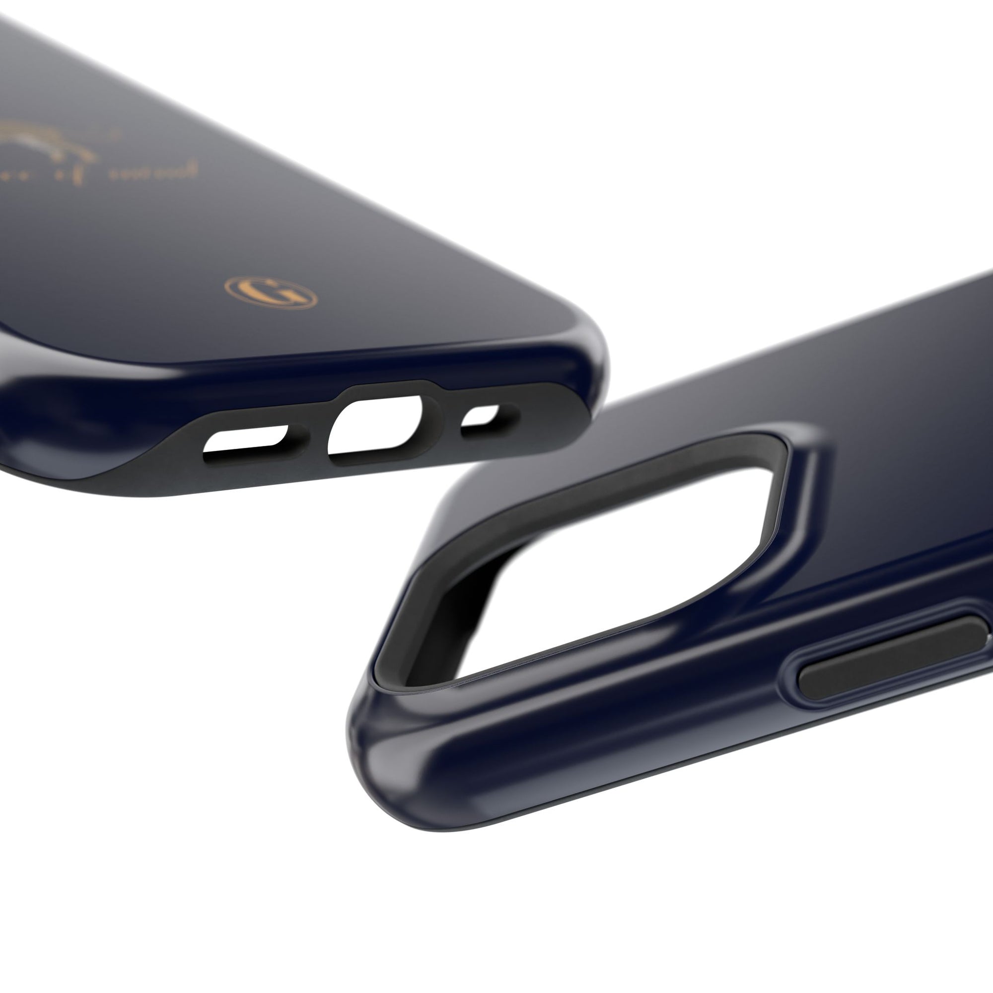 Navy Blue 'Peace of Mind' Panther Phone Case