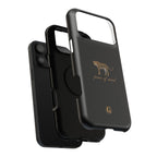 Black 'Peace of Mind' Panther Phone Case