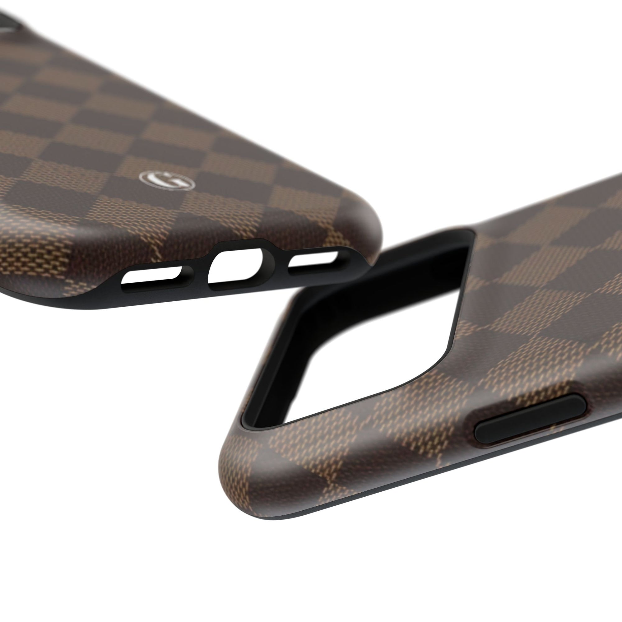 Brown Checkmate Phone Case