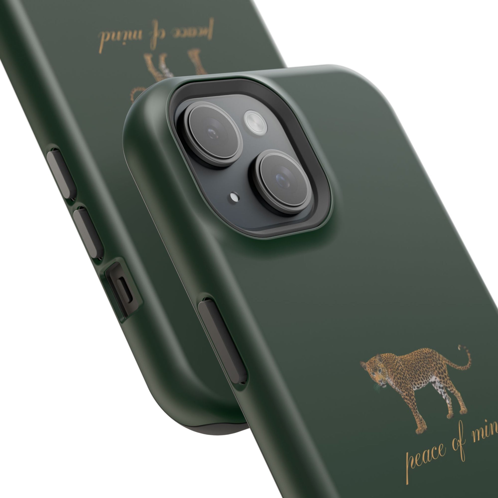 Emerald Green 'Peace of Mind' Panther Phone Case