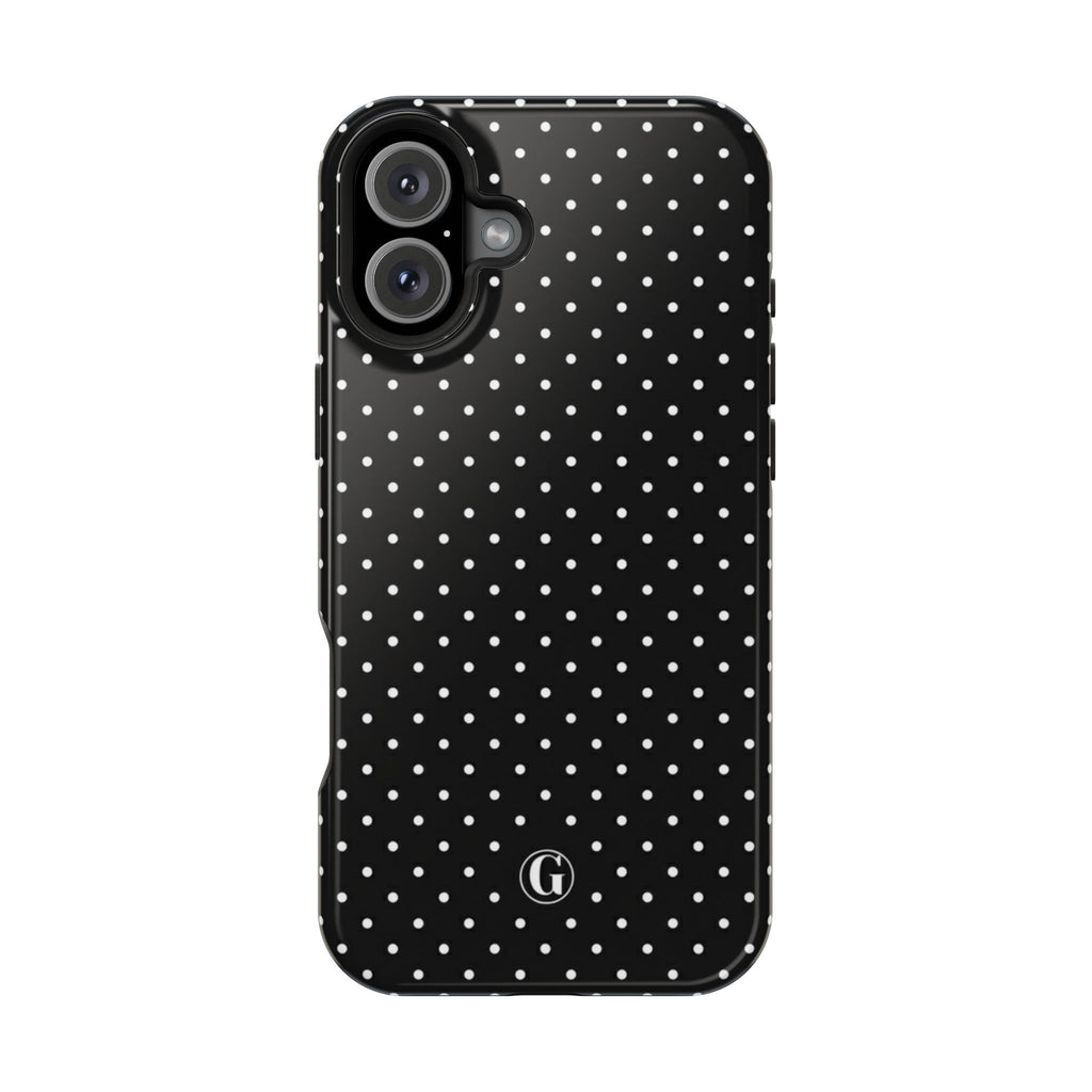 Black Polka Dots Phone Case