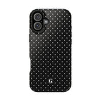 Black Polka Dots Phone Case