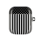 B&W Polka Dots x Stripes AirPod Case