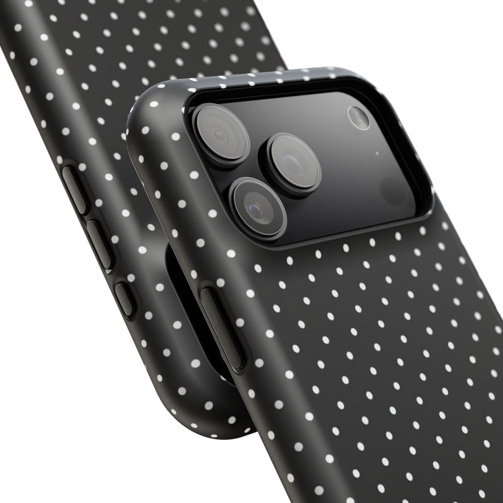 Black Polka Dots Phone Case