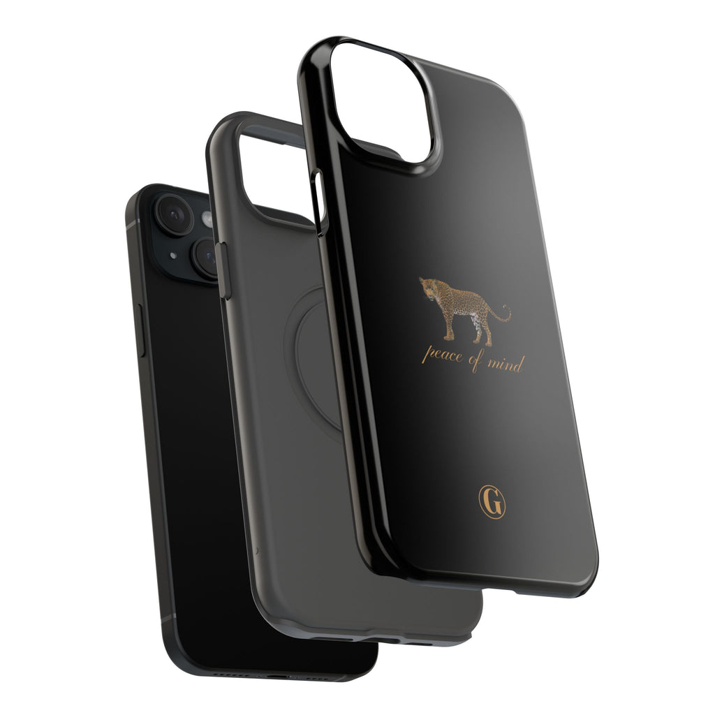 Black 'Peace of Mind' Panther Phone Case