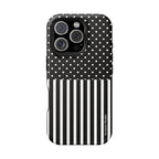 B&W Polka Dots x Stripes Phone Case