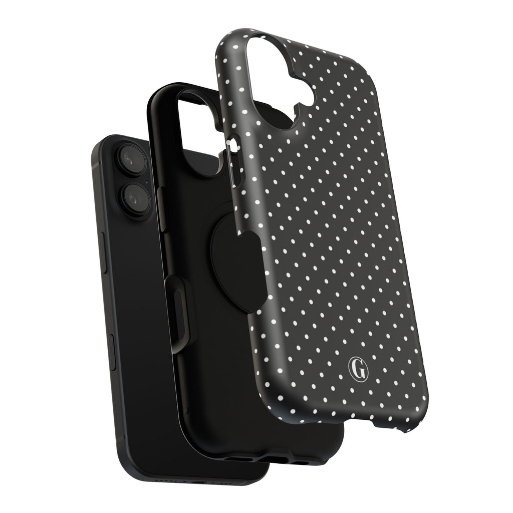 Black Polka Dots Phone Case