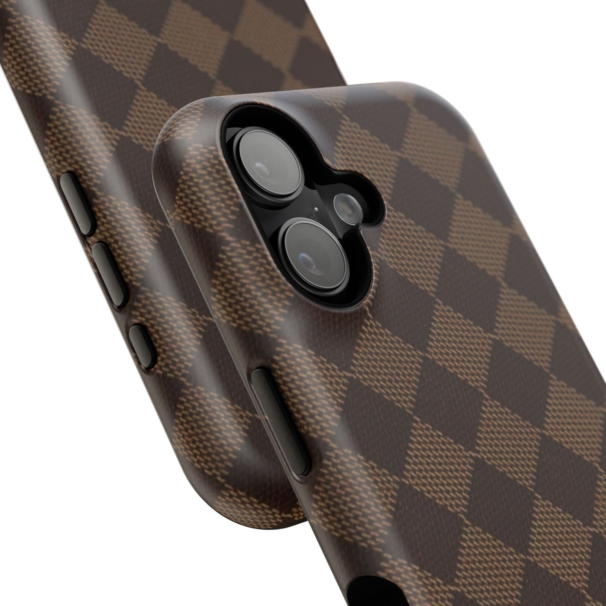 Brown Checkmate Phone Case