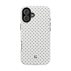 White Polka Dots Phone Case