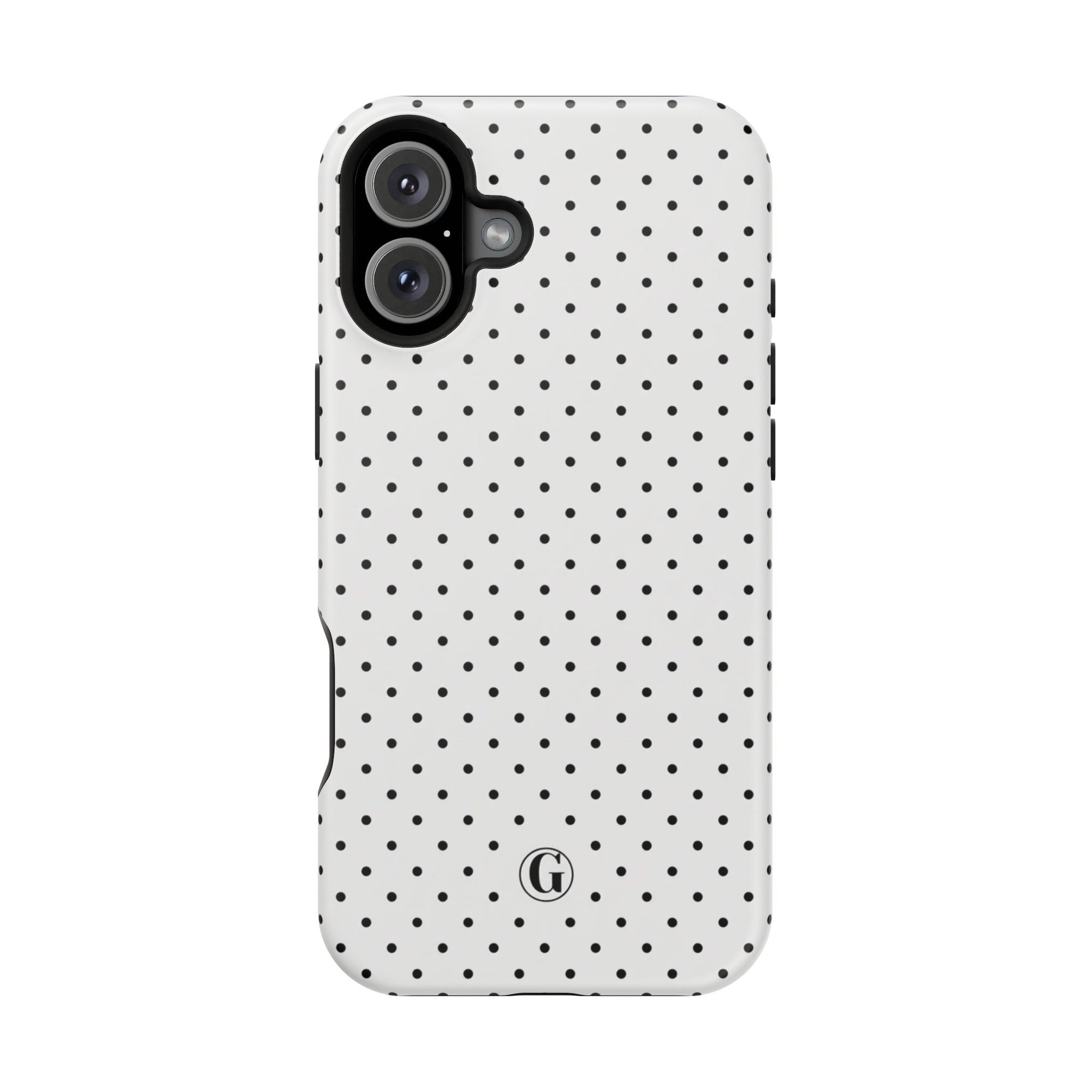 White Polka Dots Phone Case