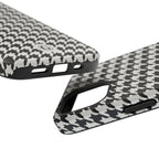Houndstooth Print Phone Case