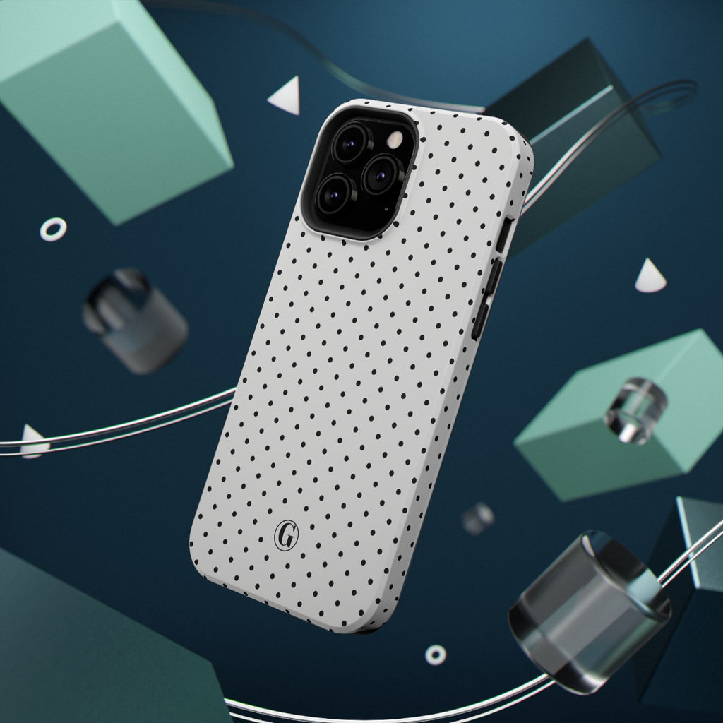 White Polka Dots Phone Case