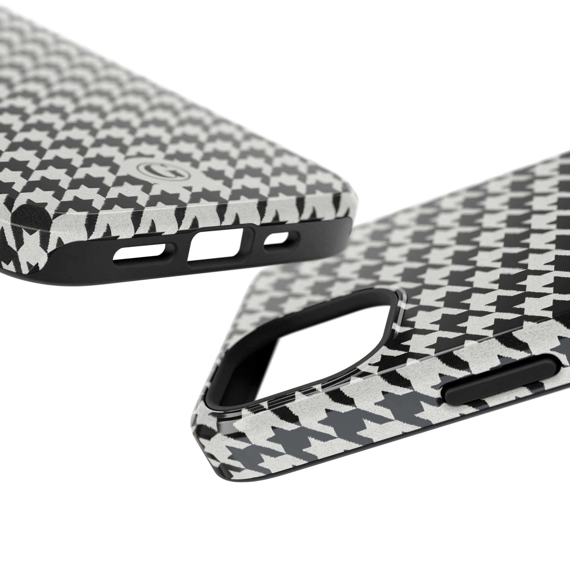 Houndstooth Print Phone Case