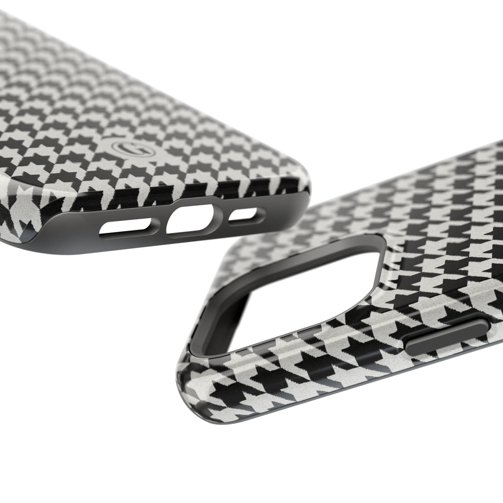 Houndstooth Print Phone Case