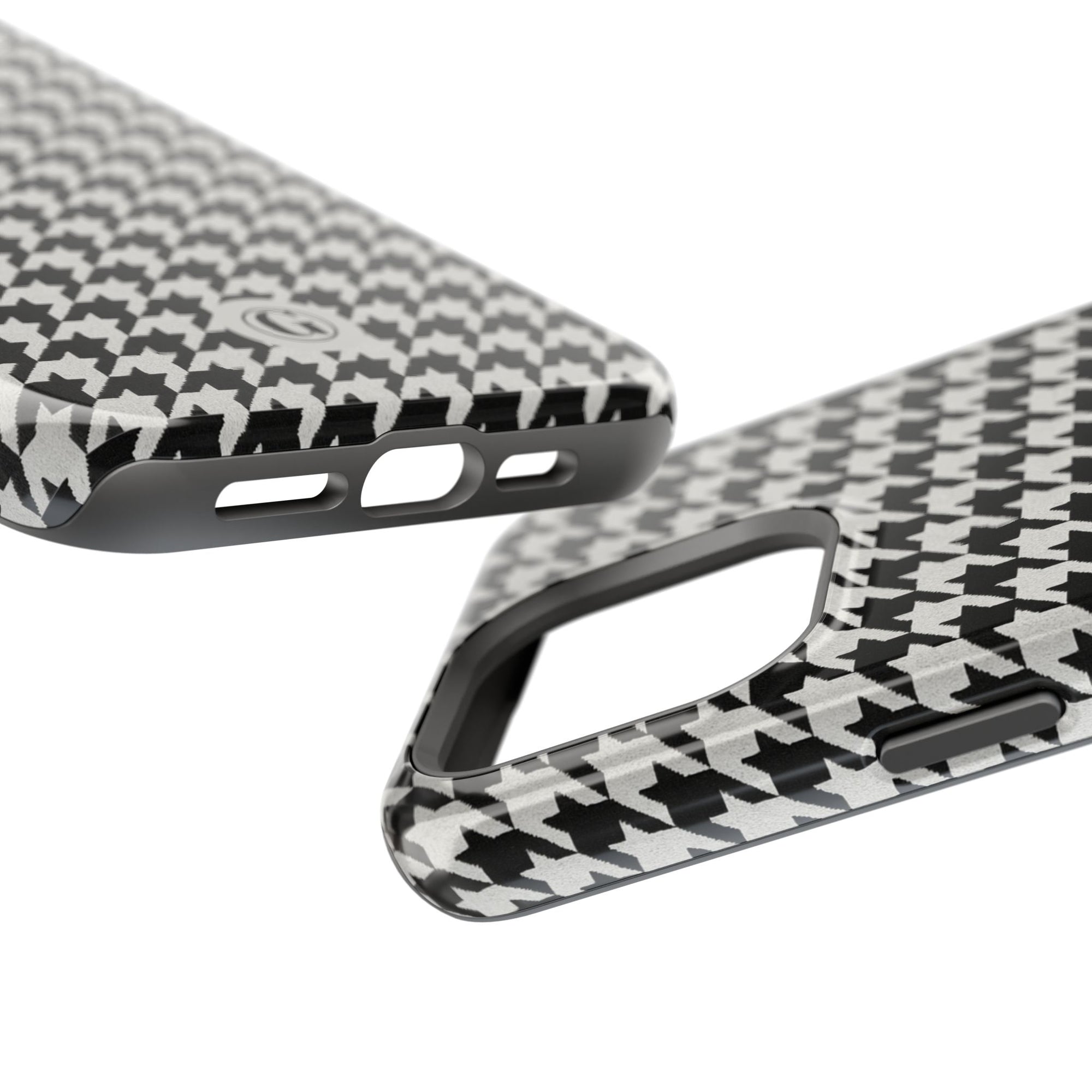 Houndstooth Print Phone Case