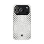 White Polka Dots Phone Case