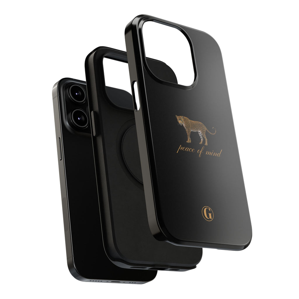 Black 'Peace of Mind' Panther Phone Case
